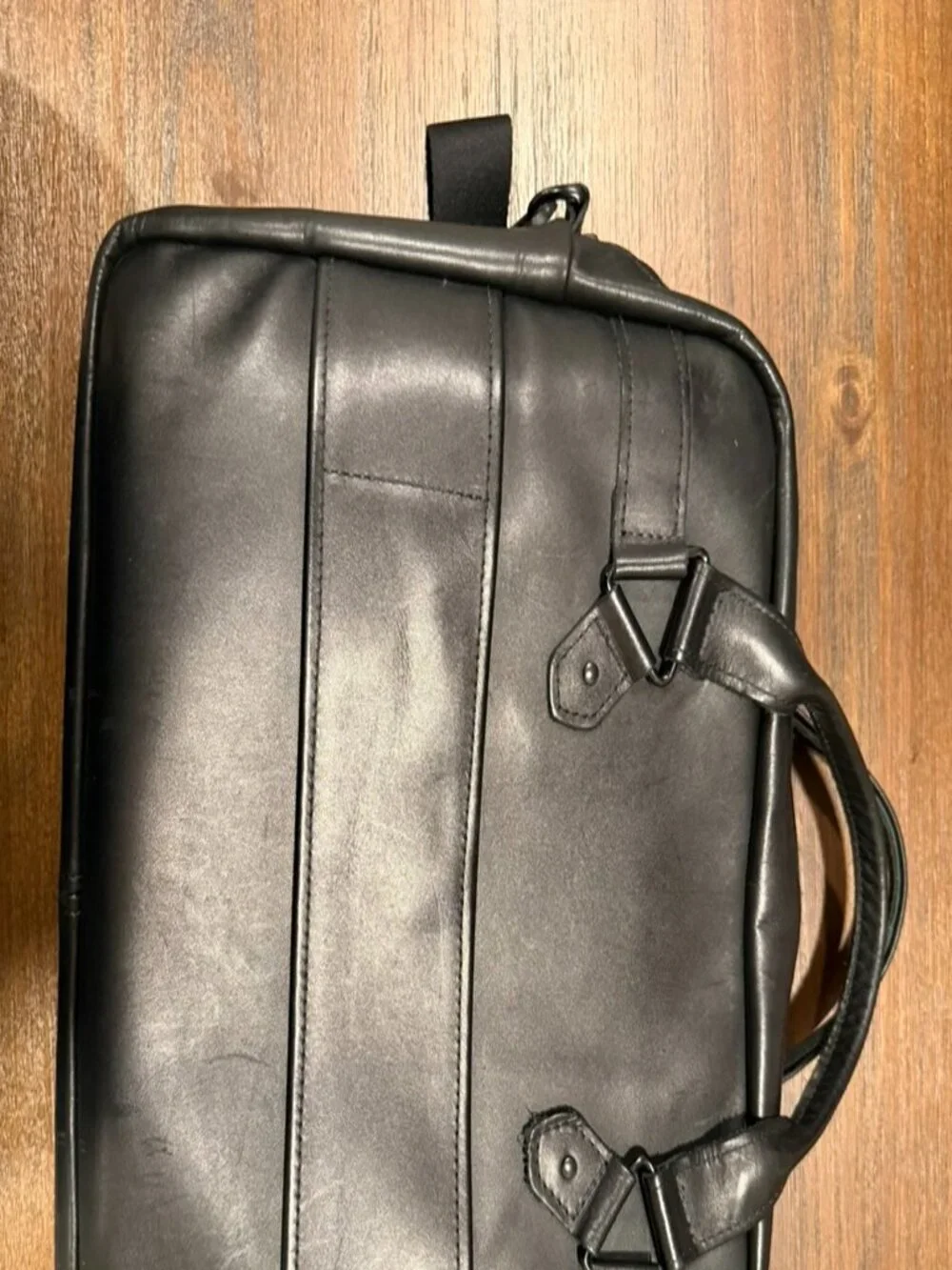 Watermark Executive Leather Laptop Briefcase